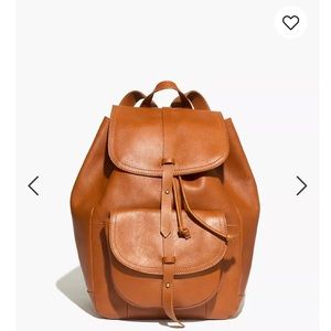 Madewell leather backpack